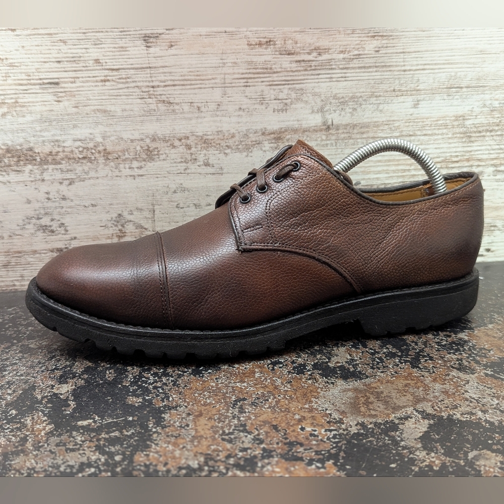 Mens Allen Edmonds Tate Cap Toe Oxford Shoes Sz 9 D Used 3370 710831